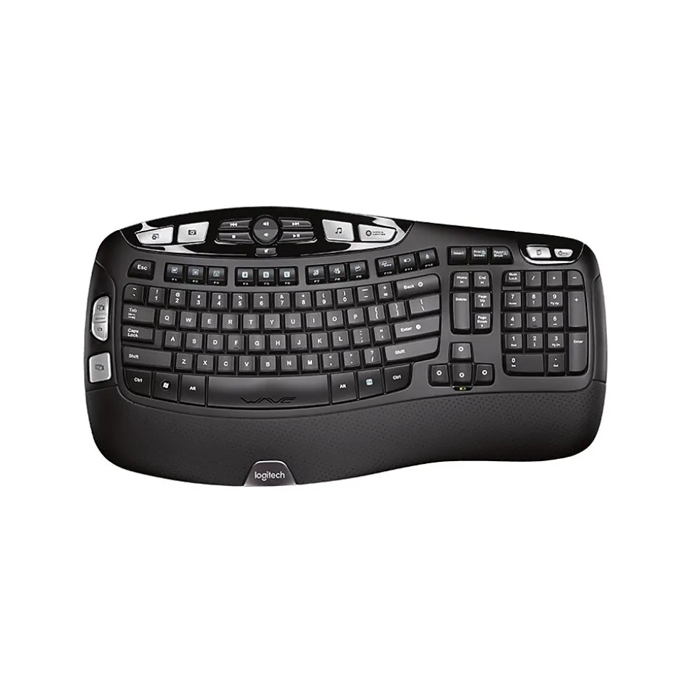 K350 Wireless Keyboard, Black (920-001996) | Logitech Clearance