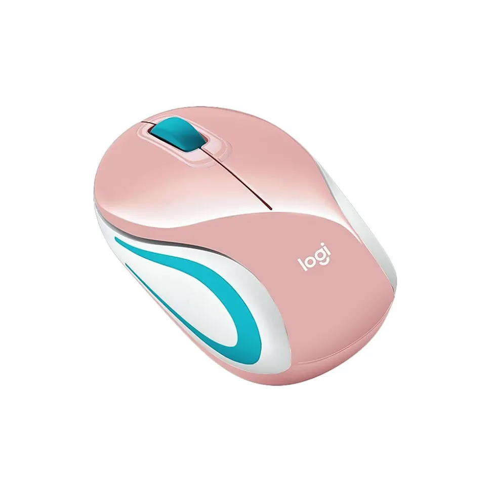 M187 Ambidextrous Wireless Optical USB Mouse, Multicolored (910-005364) | Logitech Shop