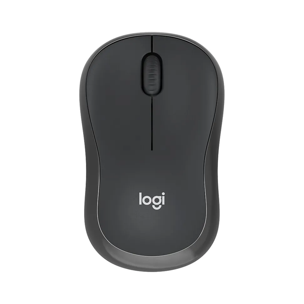 M240 Silent Wireless Ambidextrous Optical Mouse with 16" Sleeve, Graphite (910-007142) | Logitech Best Sale