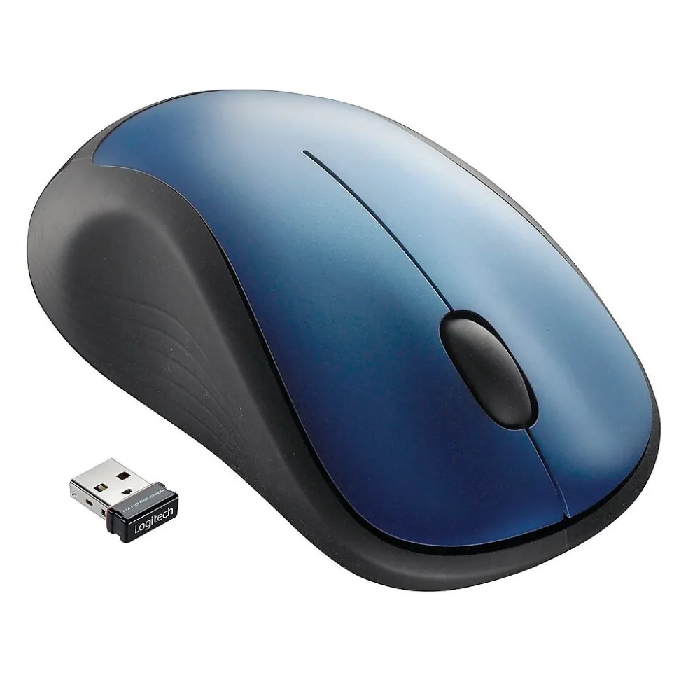 M310 Wireless Ambidextrous Optical Mouse, Peacock Blue (910-001917) | Logitech Fashion