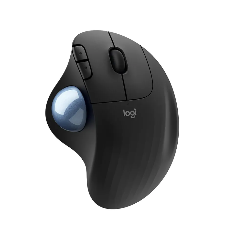 M575 Wireless Ergonomic Trackball Bluetooth & USB Mouse, (910-005869) | Logitech Online