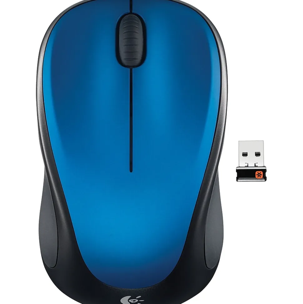 M317 Wireless Mouse, Blue (910-002901) | Logitech Hot