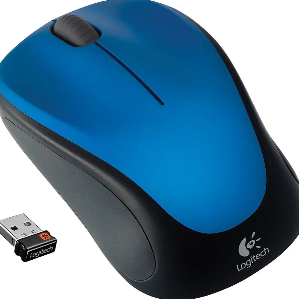 M317 Wireless Mouse, Blue (910-002901) | Logitech Hot