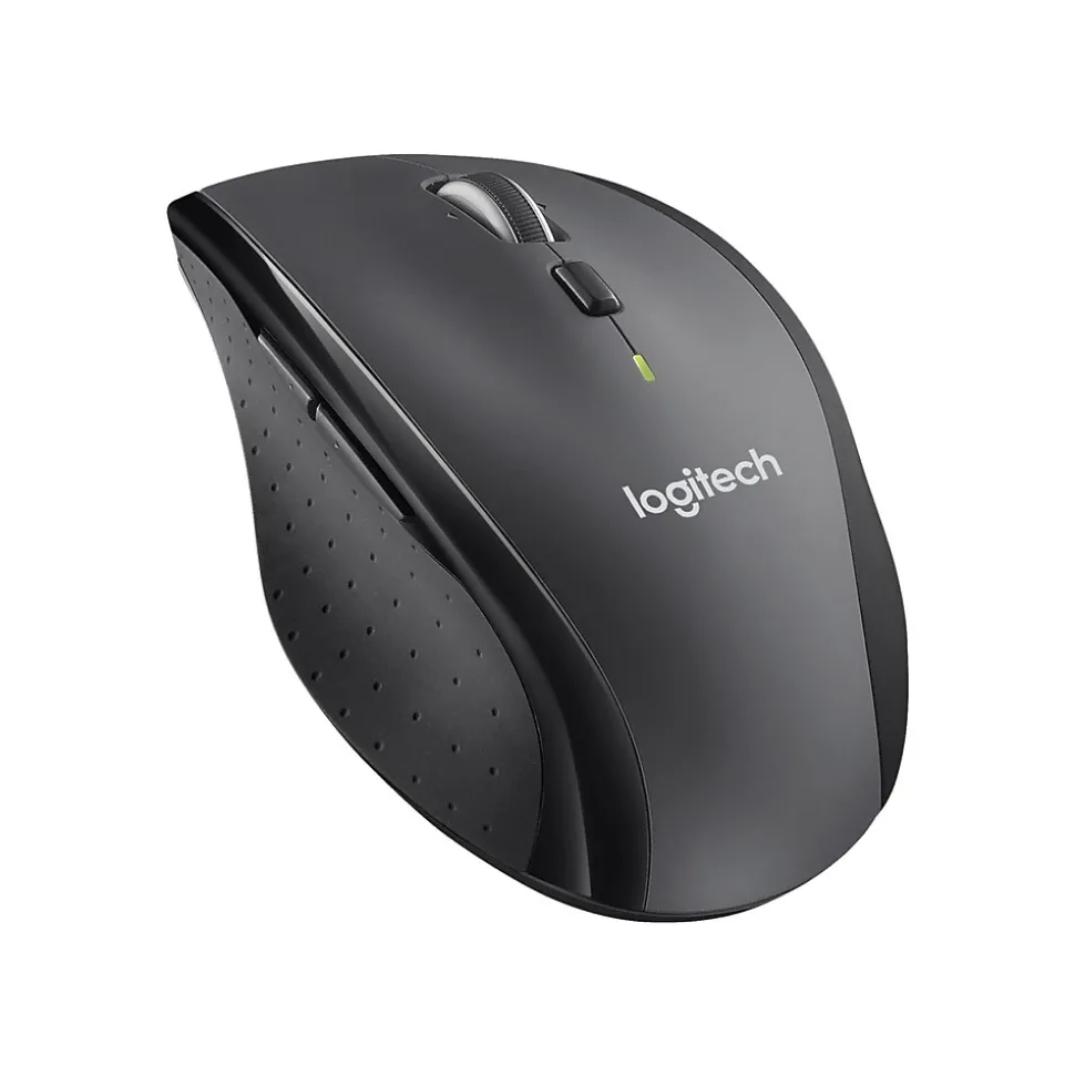 Marathon M705 Wireless Ergonomic Optical USB Mouse, Charcoal (910-001935) | Logitech Hot