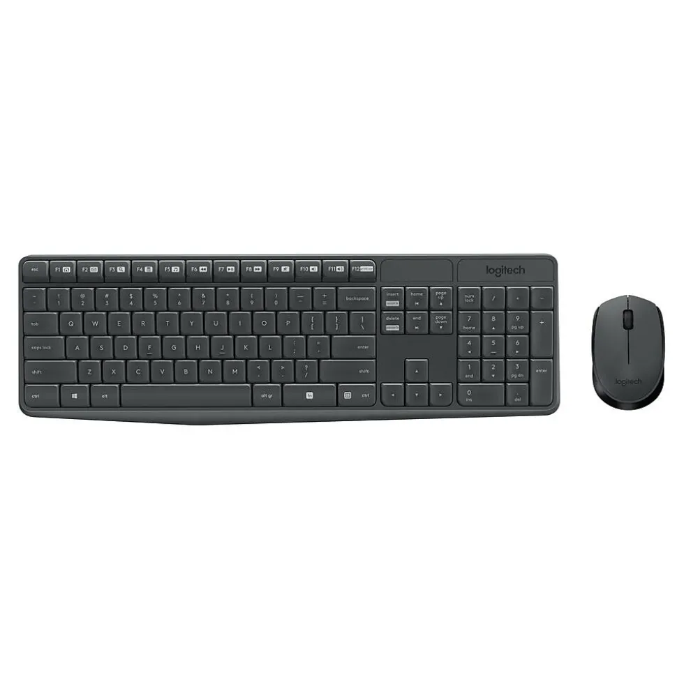 MK235 Wireless Keyboard and Optical Mouse Combo, Black (920-007897) | Logitech Shop