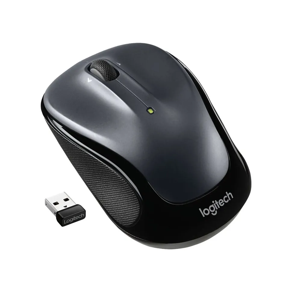 M325s Wireless Optical Mouse, Dark Silver (910-006823) | Logitech Clearance