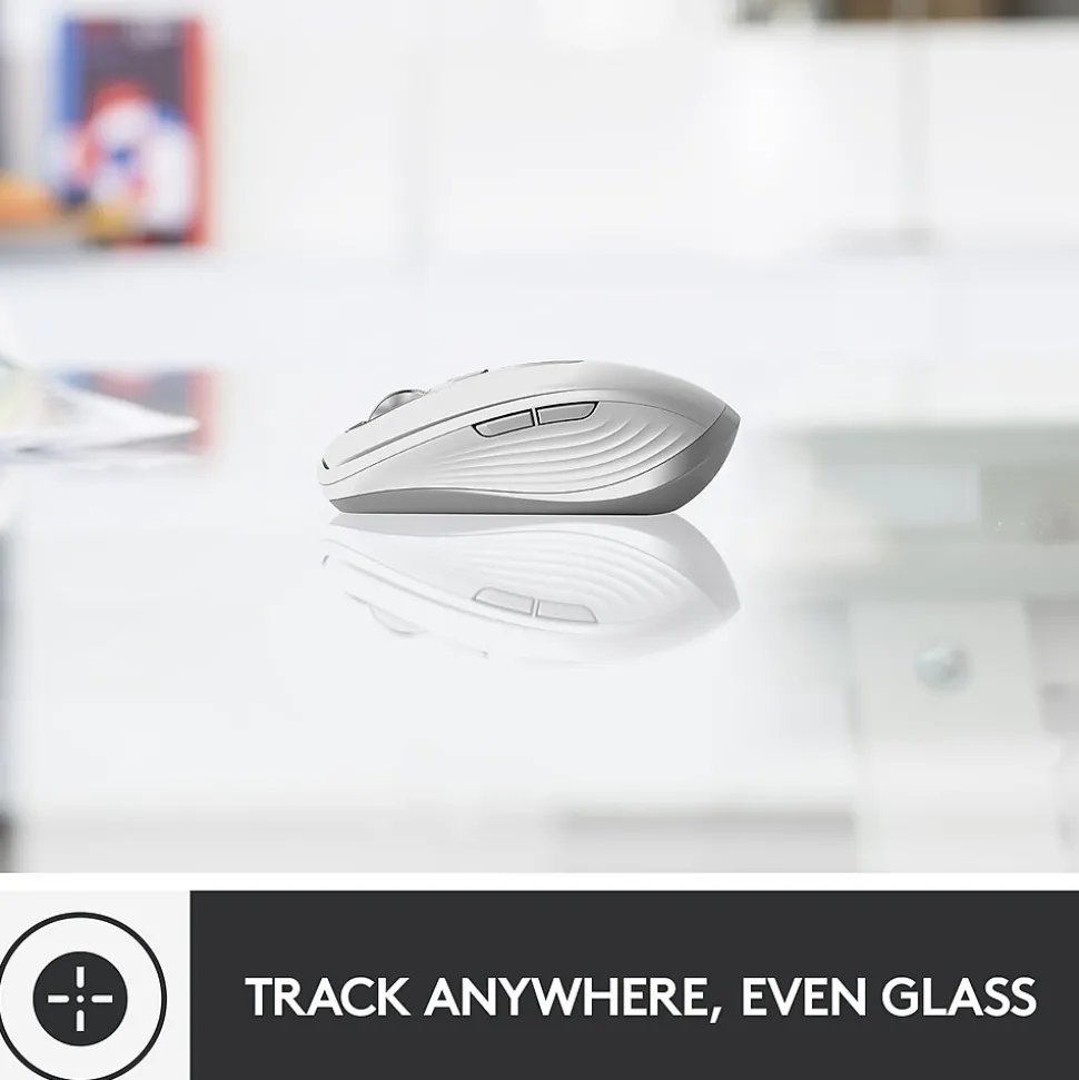 MX Anywhere 3 for Mac Ergonomic Wireless Laser Mouse, Pale Gray (910-005899) | Logitech Flash Sale