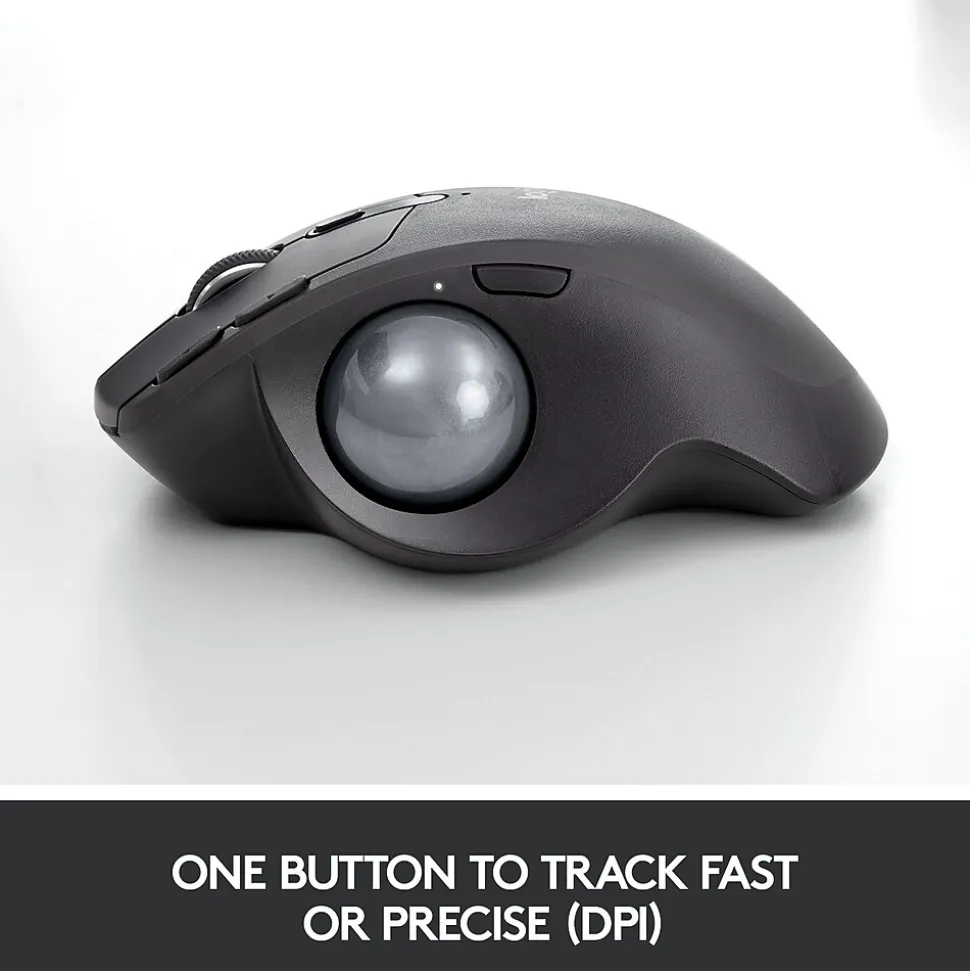 MX Ergo Plus Wireless Ergonomic Optical 2.4 GHz Mouse, Black (910-005178) | Logitech Fashion