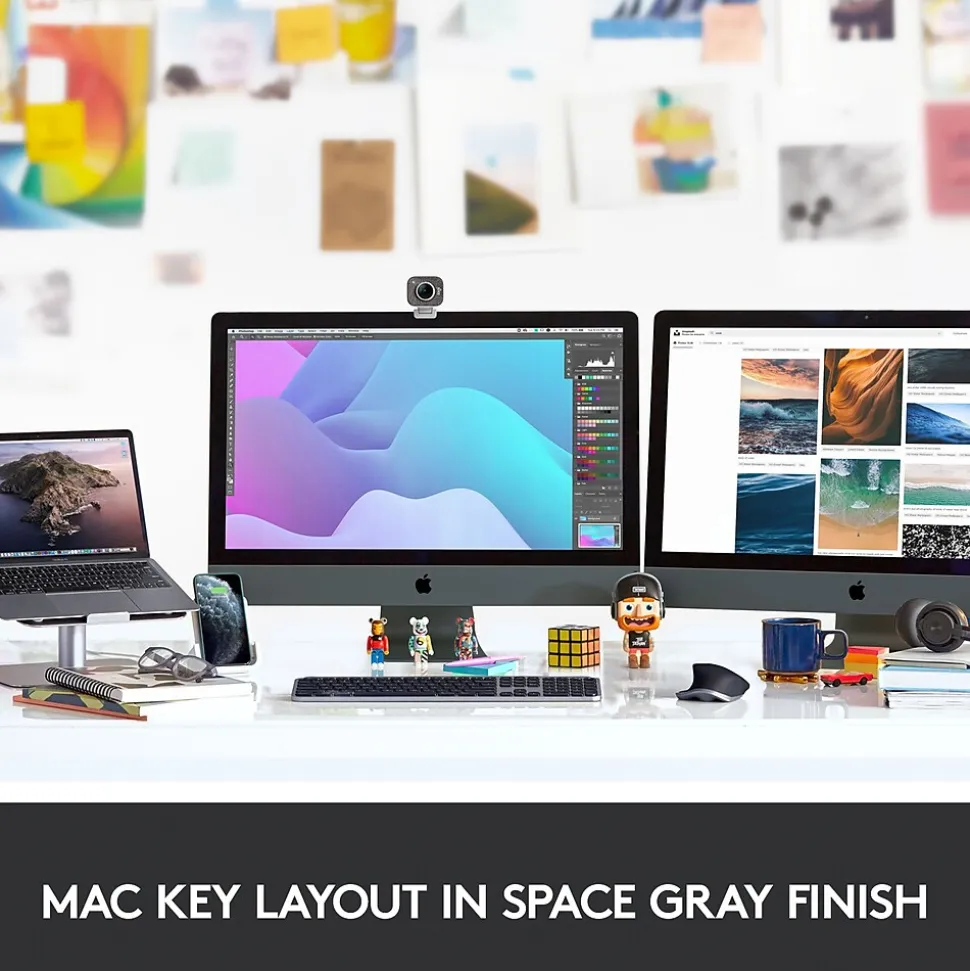 MX Keys for Mac Wireless Keyboard, Space Gray (920-009552) | Logitech Discount
