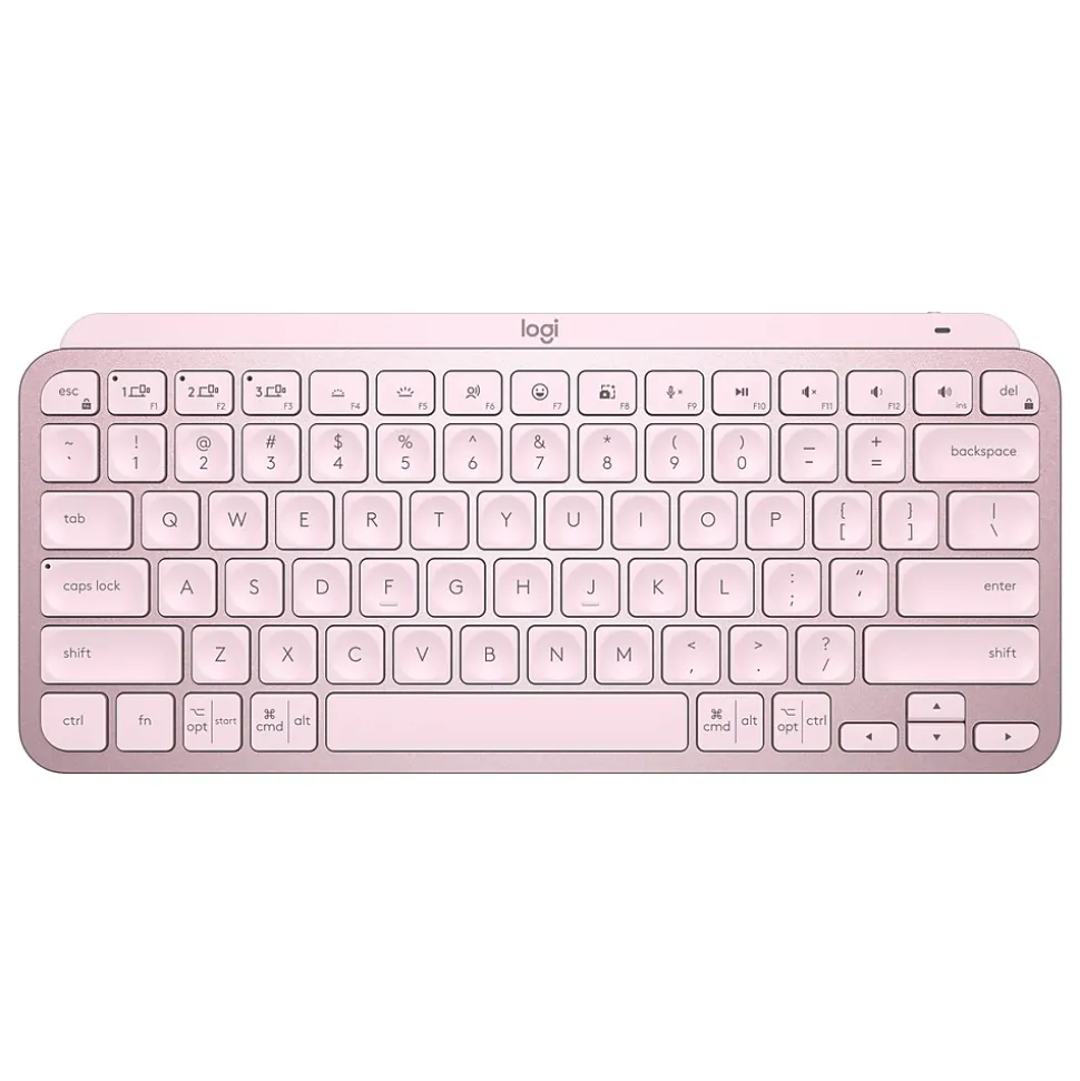 MX Keys Mini Wireless Ergonomic Keyboard, Rose (920-010474) | Logitech Shop