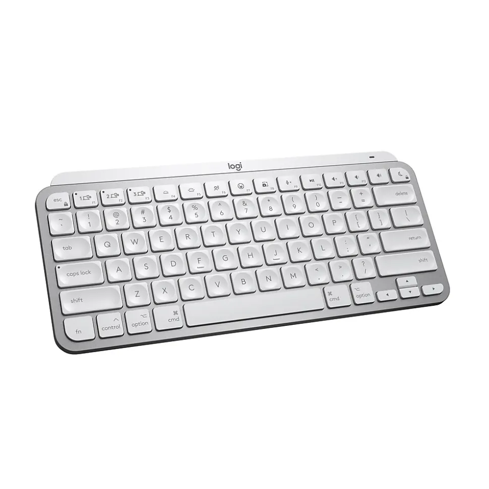 MX Keys Mini Wireless Keyboard for Mac , Pale Gray, (920-010389) | Logitech Best