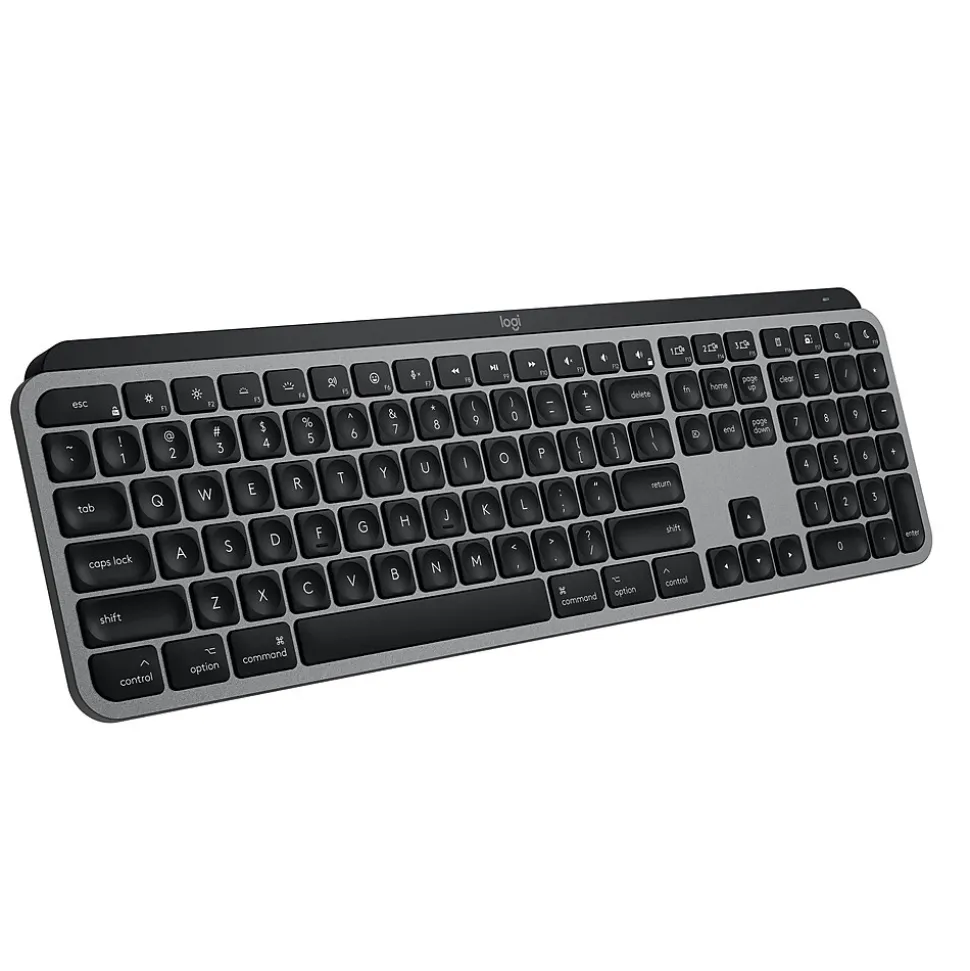 MX Keys S for Mac Wireless Keyboard, Space Gray (920-011621) | Logitech Shop