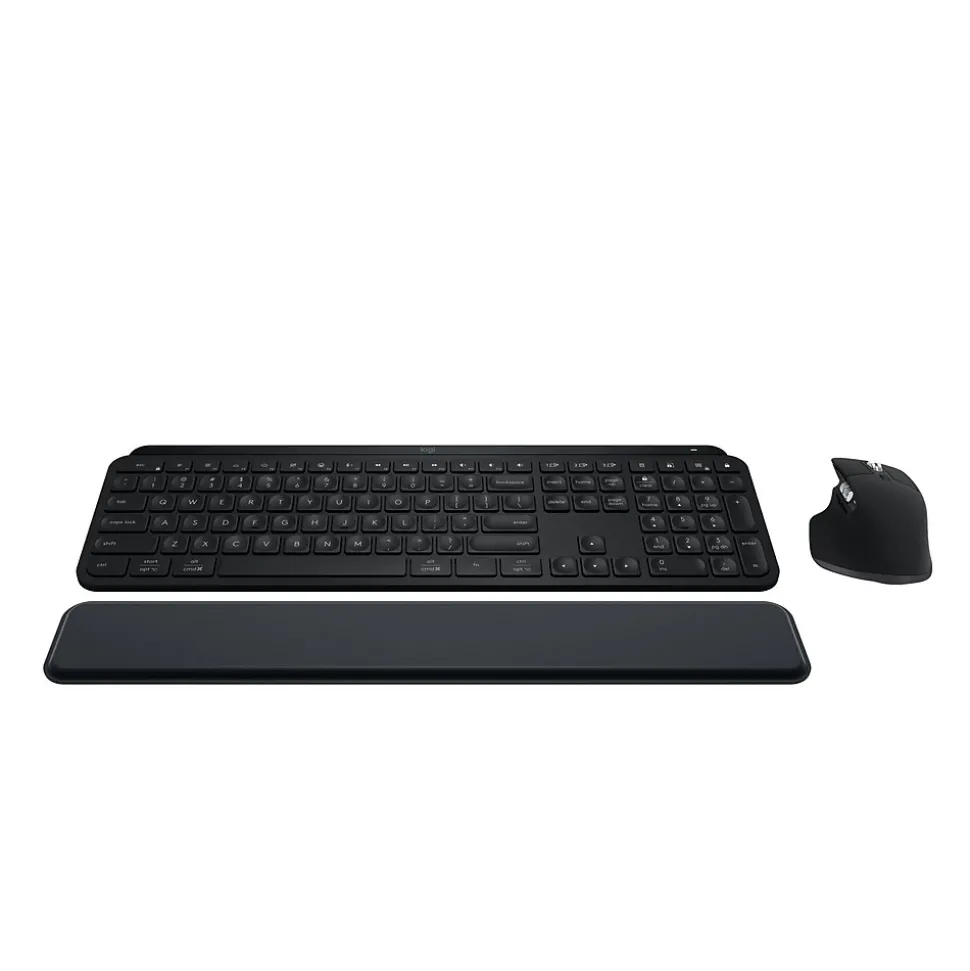 MX Keys S Wireless Ergonomic Keyboard and Optical Mouse Combo, Black (920-012274) | Logitech New
