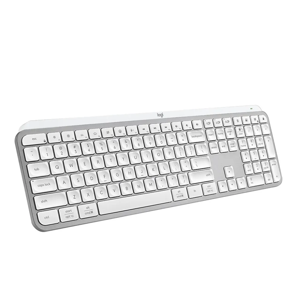 MX Keys S Wireless Keyboard, Pale Gray (920-011559) | Logitech Best