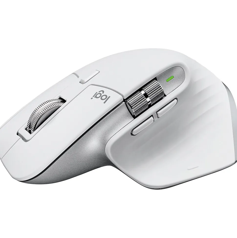 MX Master 3S for Mac Ergonomic Wireless Optical Bluetooth Mouse, Pale Gray (910006570) | Logitech Online