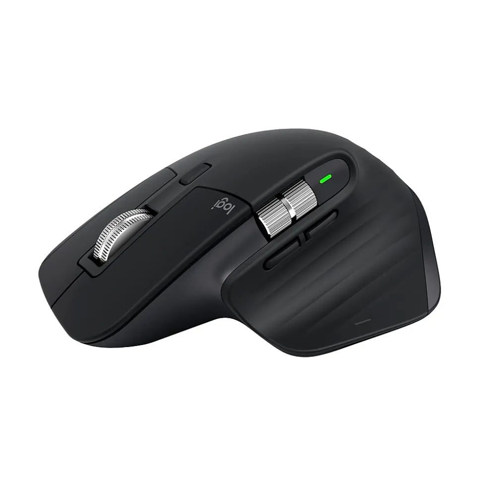 MX Master 3S Wireless Ergonomic Optical Bluetooth & USB Mouse, Black (910-006556) | Logitech Flash Sale