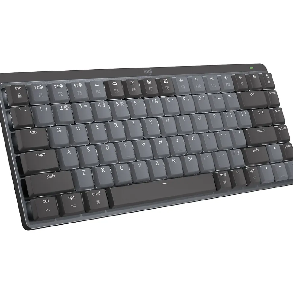 MX Mechanical Mini Wireless Ergonomic Keyboard for Mac, Space Gray (920-010831) | Logitech Clearance