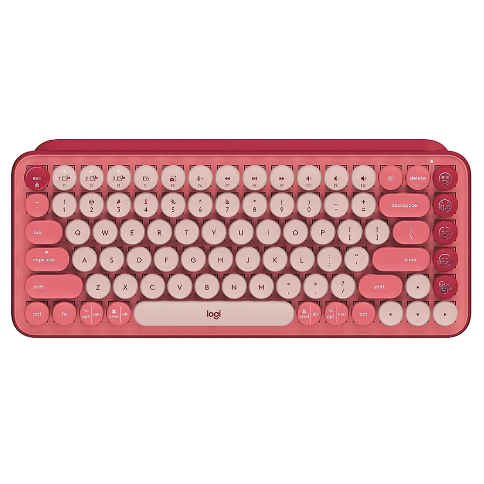 POP Keys Wireless Bluetooth Mechanical Keyboard, Heartbreaker (920-010709) | Logitech New