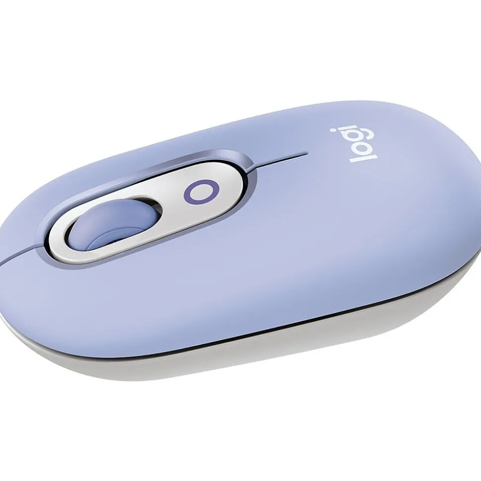 POP Wireless Ambidextrous Optical Mouse, Lilac (910-007410) | Logitech New