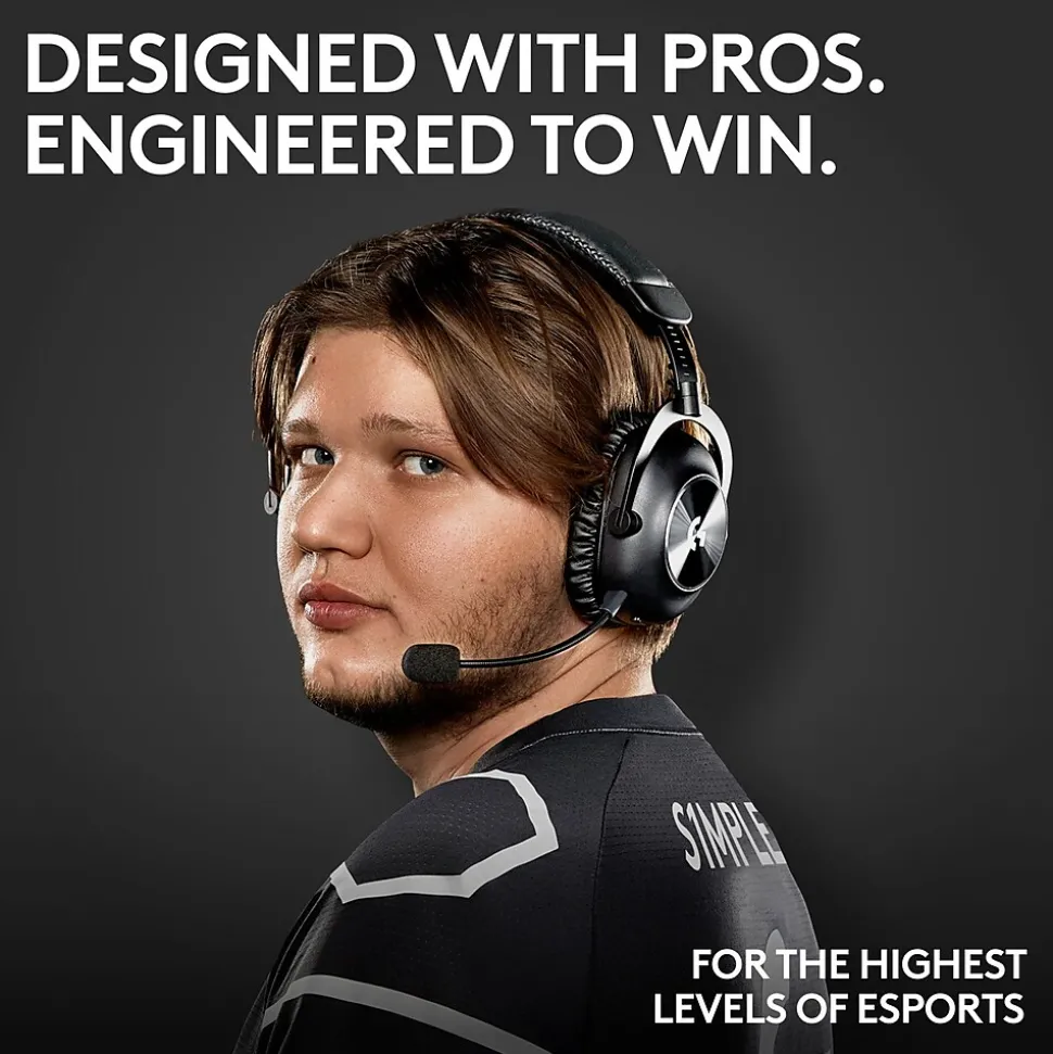 PRO X 2 LIGHTSPEED Wireless Bluetooth Stereo Gaming Over-the-Ear Headset, 3.5mm, (981-001262) | Logitech Clearance