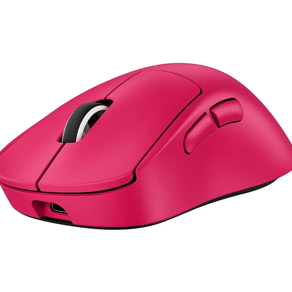 PRO X SUPERLIGHT 2 DEX Wireless Ergonomic Asymmetrical Optical USB Gaming Mouse, Pink (910-007371) | Logitech Shop
