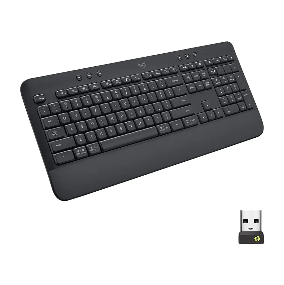 Signature K650 Comfort Full-Size Wireless Keyboard, Graphite (920-010908) | Logitech Cheap