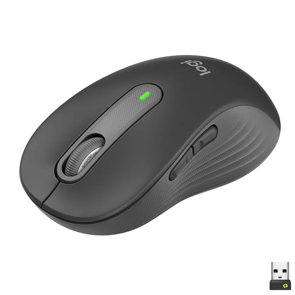 Signature M650 Large Wireless Ergonomic Optical Bluetooth & USB Mouse, (910-006231) | Logitech Cheap