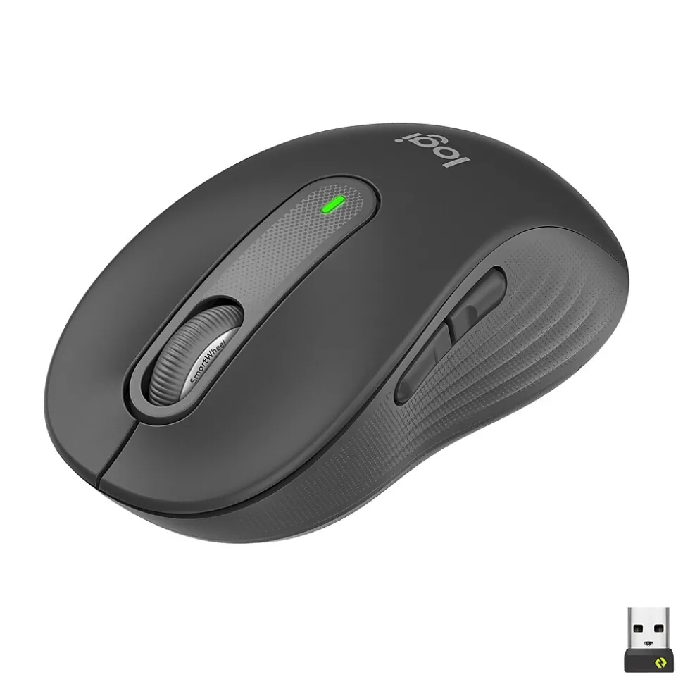Signature M650 Wireless Ergonomic Optical Bluetooth & USB Mouse, (910-006250) | Logitech Outlet
