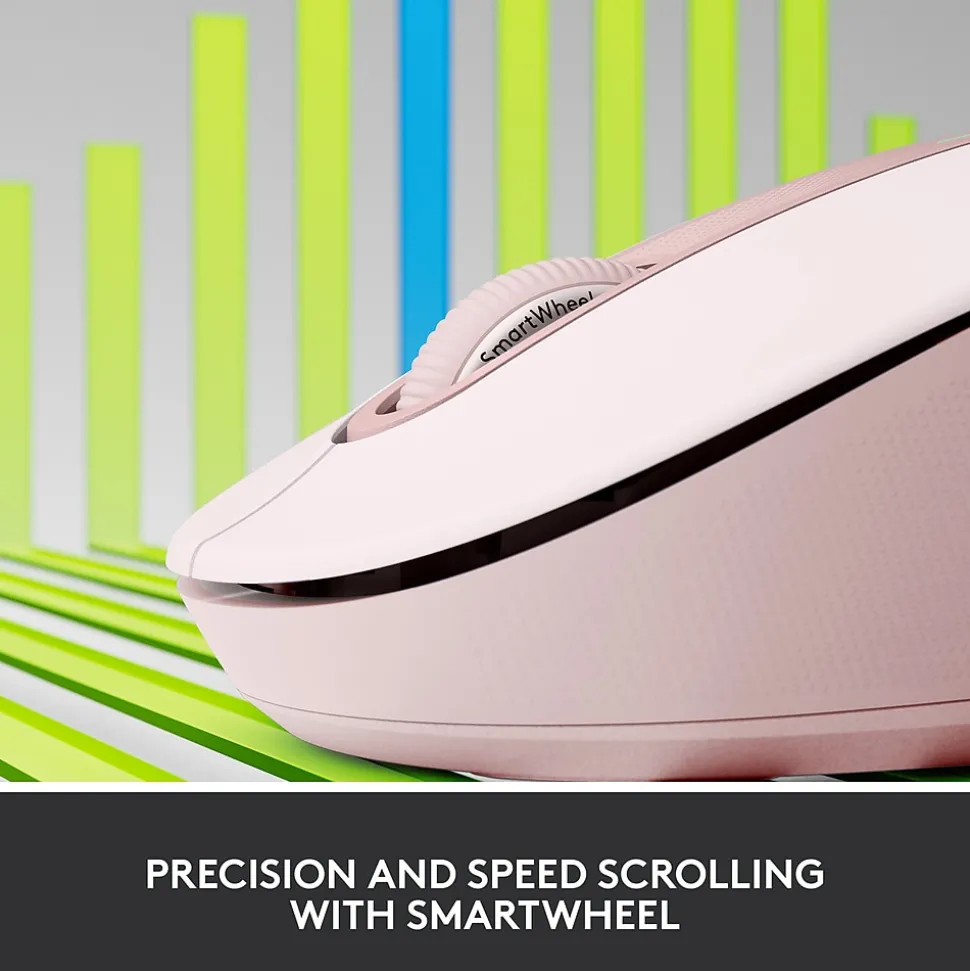 Signature M650 Wireless Ergonomic Optical Bluetooth & USB Mouse, (910-006251) | Logitech Fashion