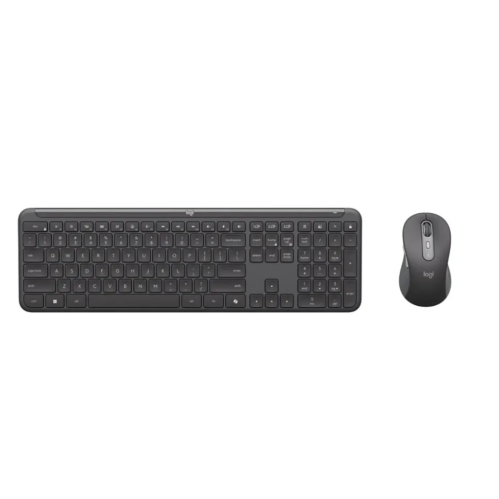 Signature Slim MK955 Wireless Keyboard and Optical Mouse Combo, Black (920-013271) | Logitech Best Sale
