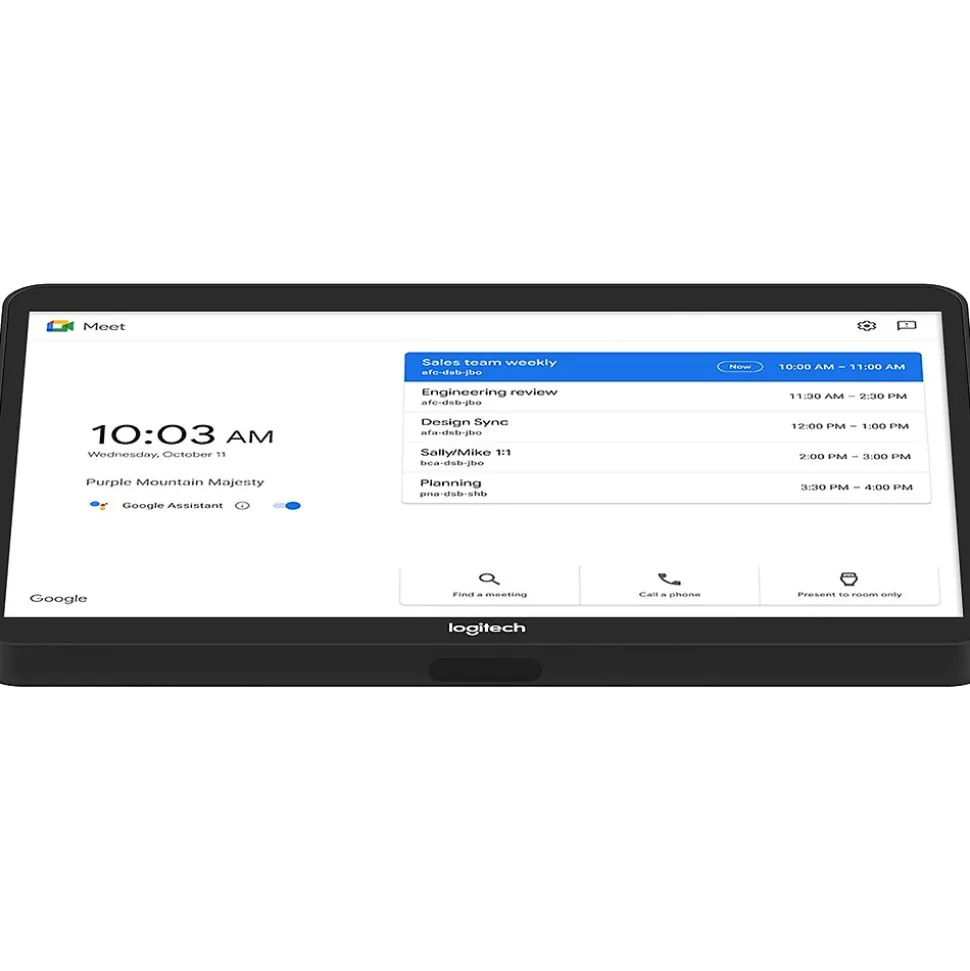Small Room MeetUp Solution for Google Meet, Black (TAPMUPGGLCTL2) | Logitech Online