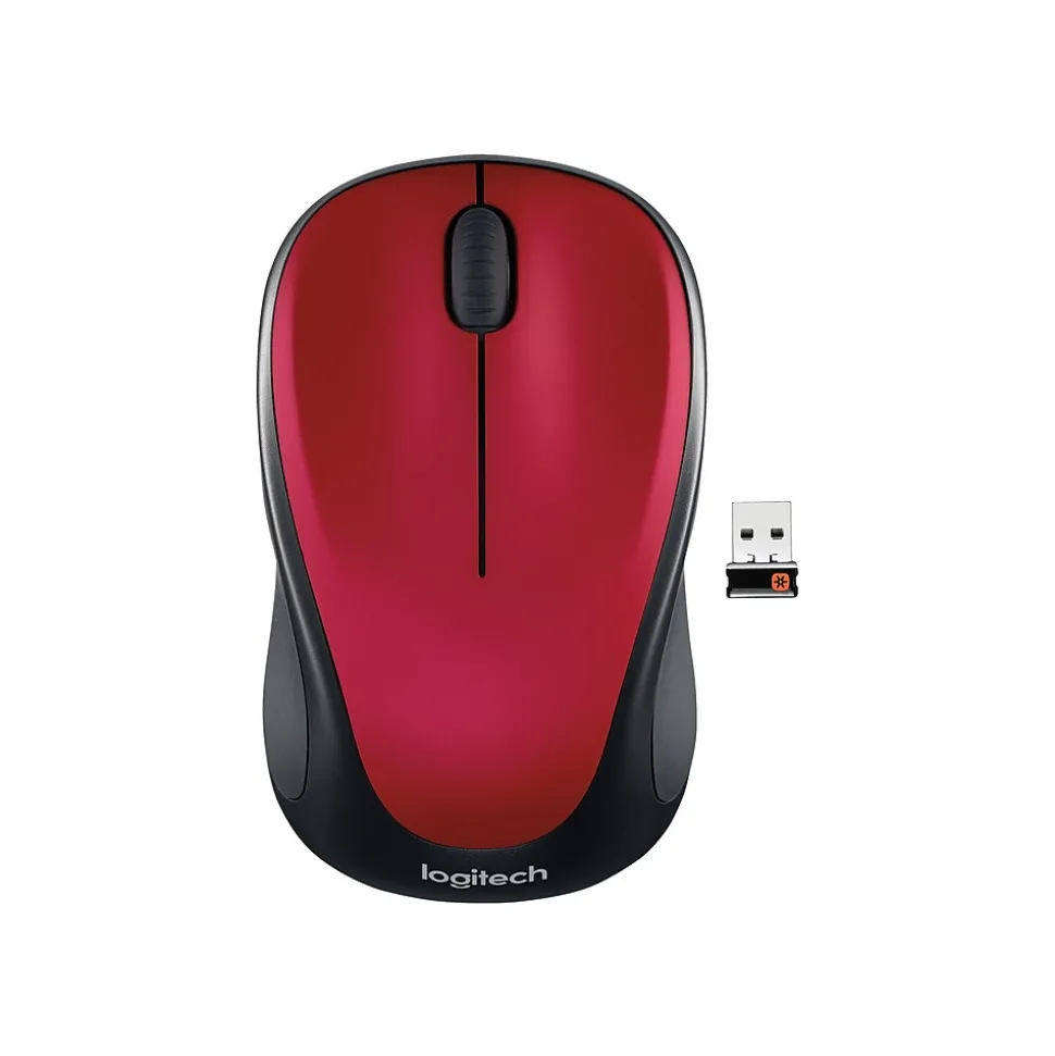 Wireless Optical Mouse, Red (910-002893) | Logitech Sale