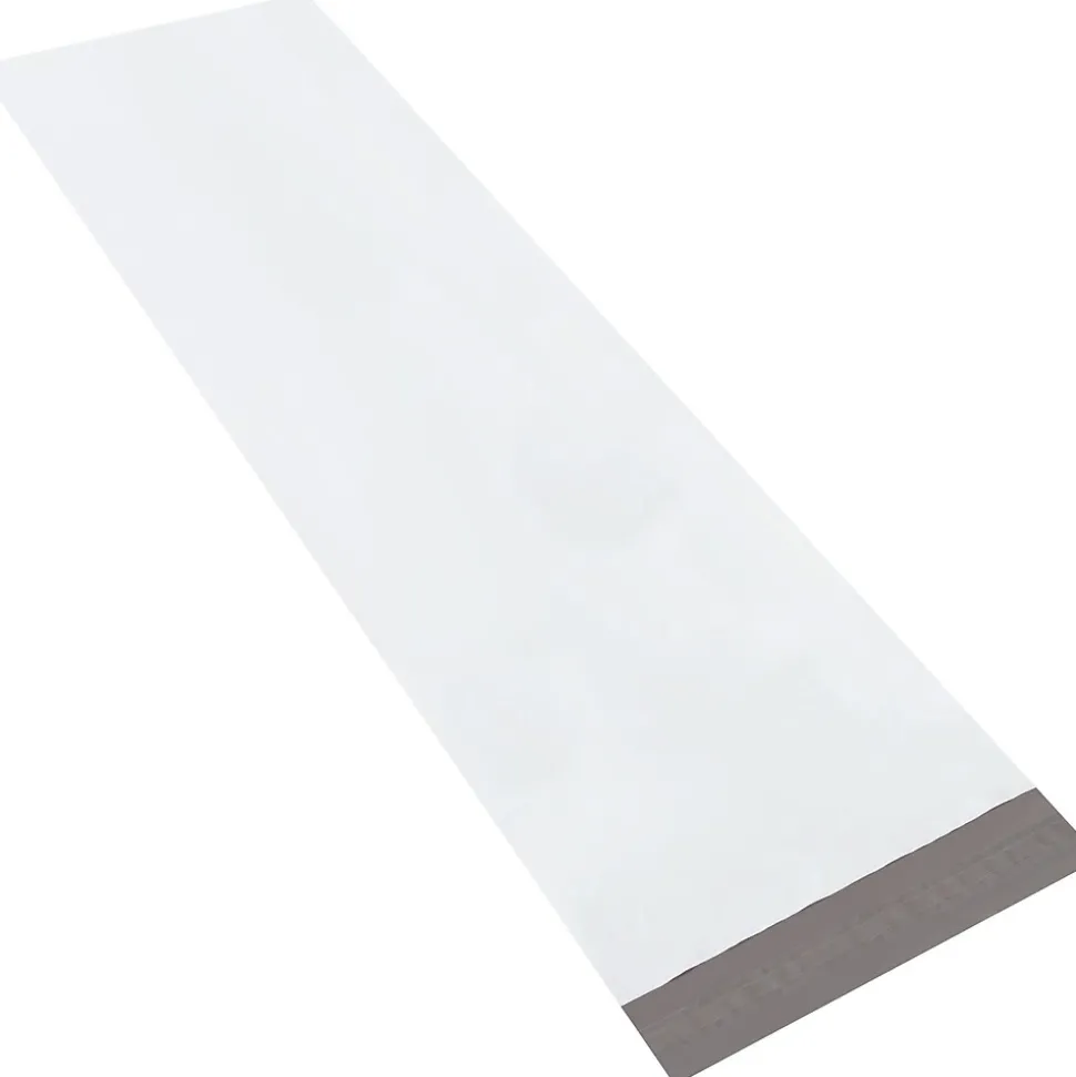 Long Poly Mailers, 18" x 51", White, 25/Case (LPM1851) | Partners Brand Cheap