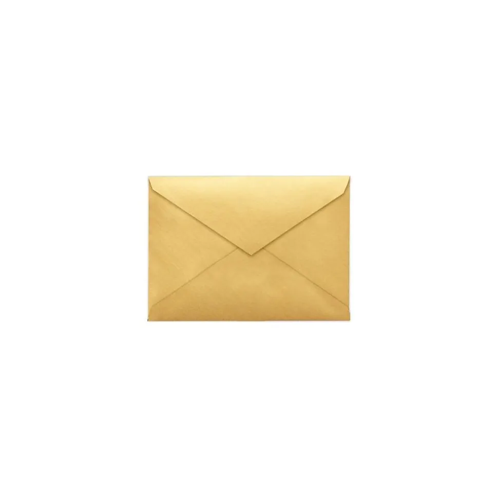 5 1/2 BAR Envelopes (4 3/8 x 5 3/4) 50/Box, Gold Metallic (512BAR-07-50) | LUX Cheap