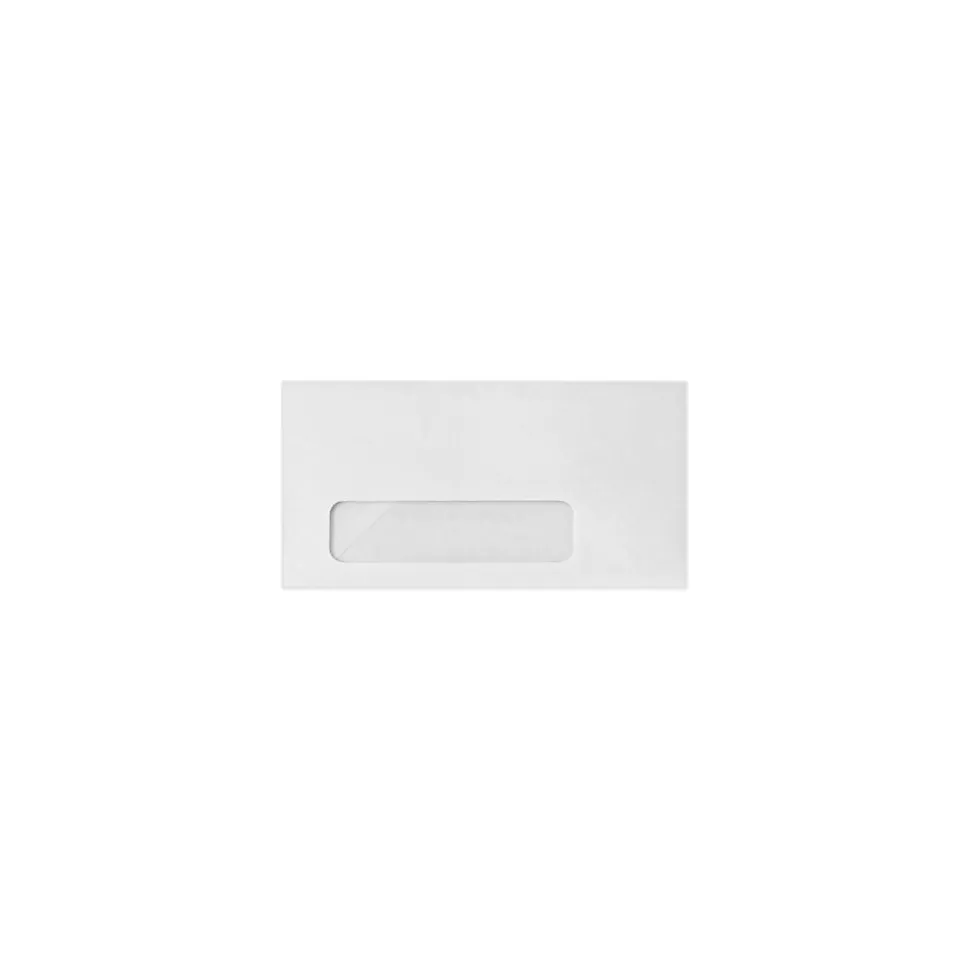 #7 1/2 Window Envelope, 3 15/16" x 7 1/2", White, 50/Pack (WS-1624-50) | LUX Online