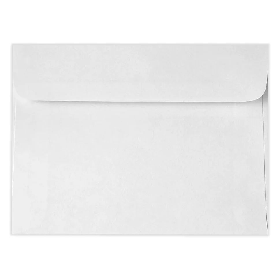 5 1/2 x 8 1/2 Booklet Envelopes 50/Pack, 24lb. Bright White (49420-50) | LUX Flash Sale