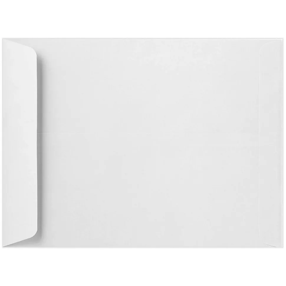 11 1/2 x 14 1/2 Open End Envelopes 50/Pack, 28lb. Bright White (4166-50) | LUX Fashion