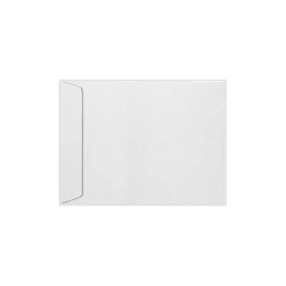 8 1/2 x 10 1/2 Open End Envelopes 50/Pack, 70lb. Bright White (4892-W-50) | LUX Clearance