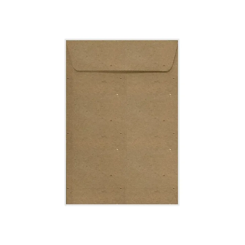 6 .5" x 9.5" Open End Envelopes 50/Pack, Grocery Bag Brown,50/Pack(-1645-GB-50) | LUX Store