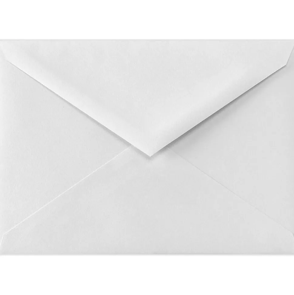 5 BAR Envelopes (4 1/8 x 5 5/8) 50/Pack, 70lb. Bright White (98156-50) | LUX Hot