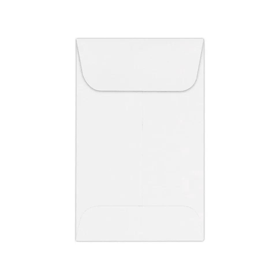 #1 Coin Envelopes (2-1/4 x 3-1/2) 500/Pack, 24lb. Bright White (94623-500) | LUX Clearance