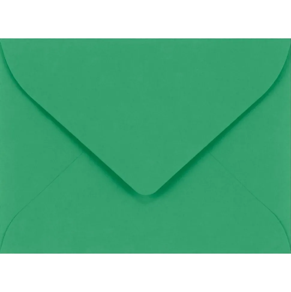 #17 Mini Envelopes (2 11/16 x 3 11/16) 500/Pack, Holiday Green (LEVC-17-500) | LUX Cheap