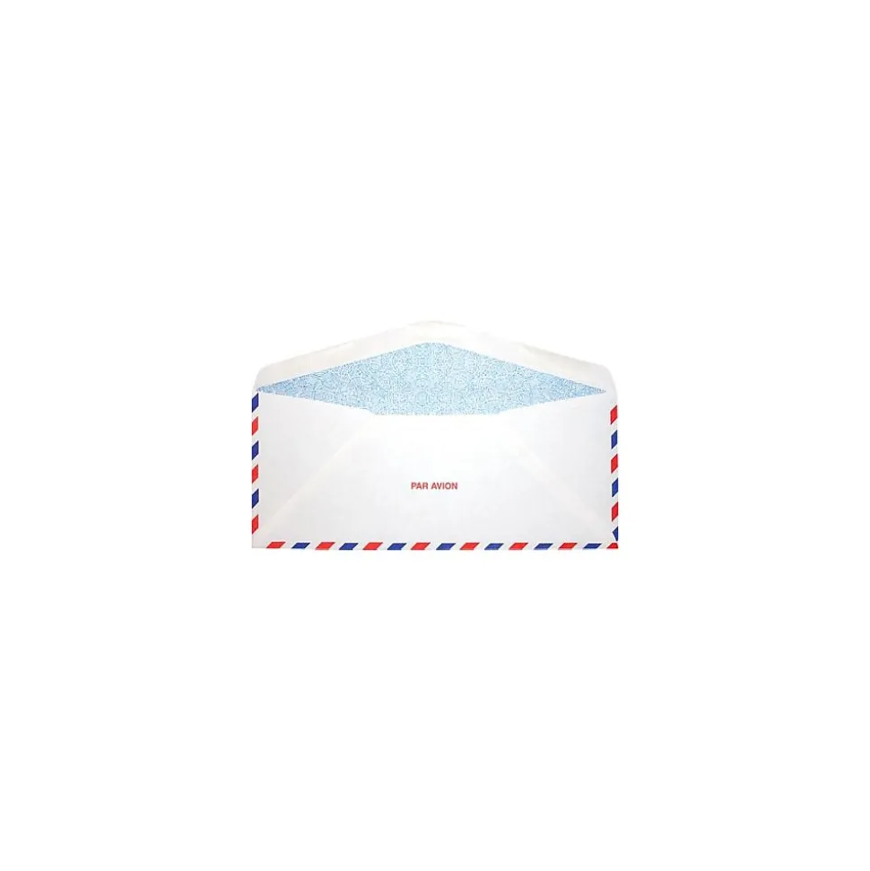 #10 Regular (4 1/8 x 9 1/2) 50/Box, Airmail w/ Security Tint (WS-2956-50) | LUX Discount