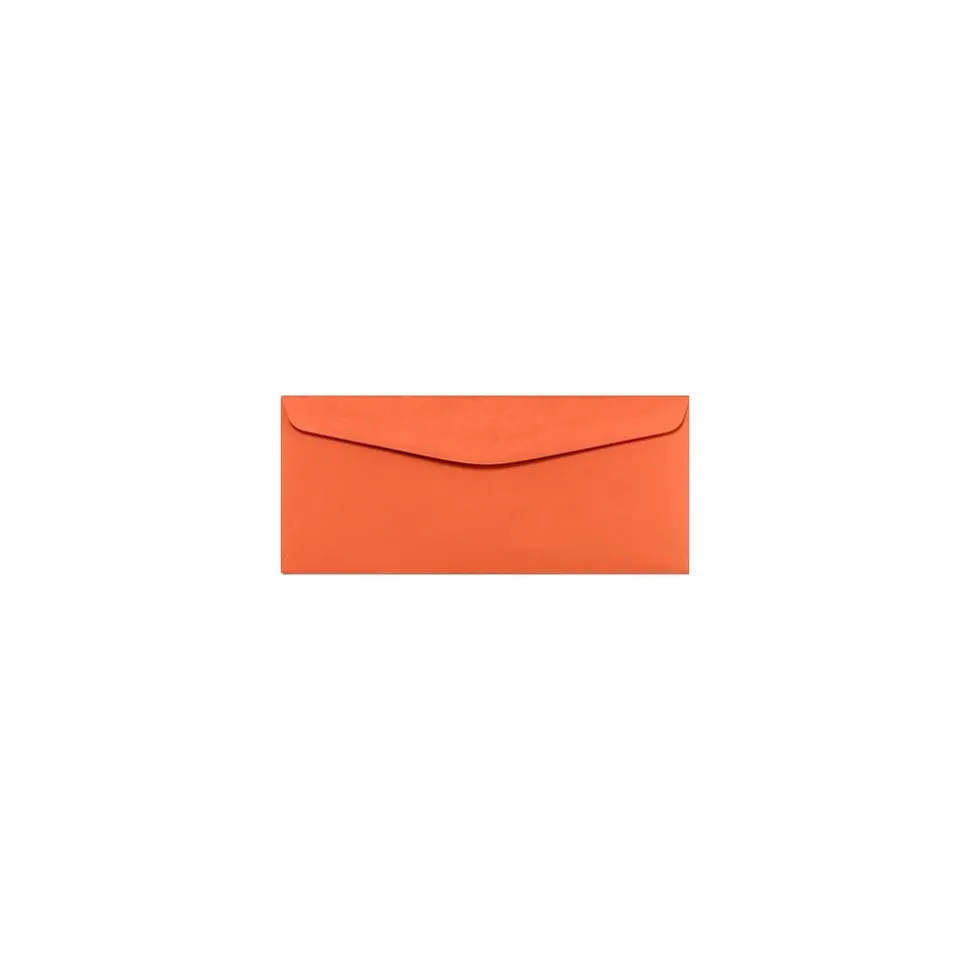 #9 Regular Envelopes, 3 7/8" x 8 7/8", Bright Orange, 50 Qty (WS-2032-50) | LUX Flash Sale