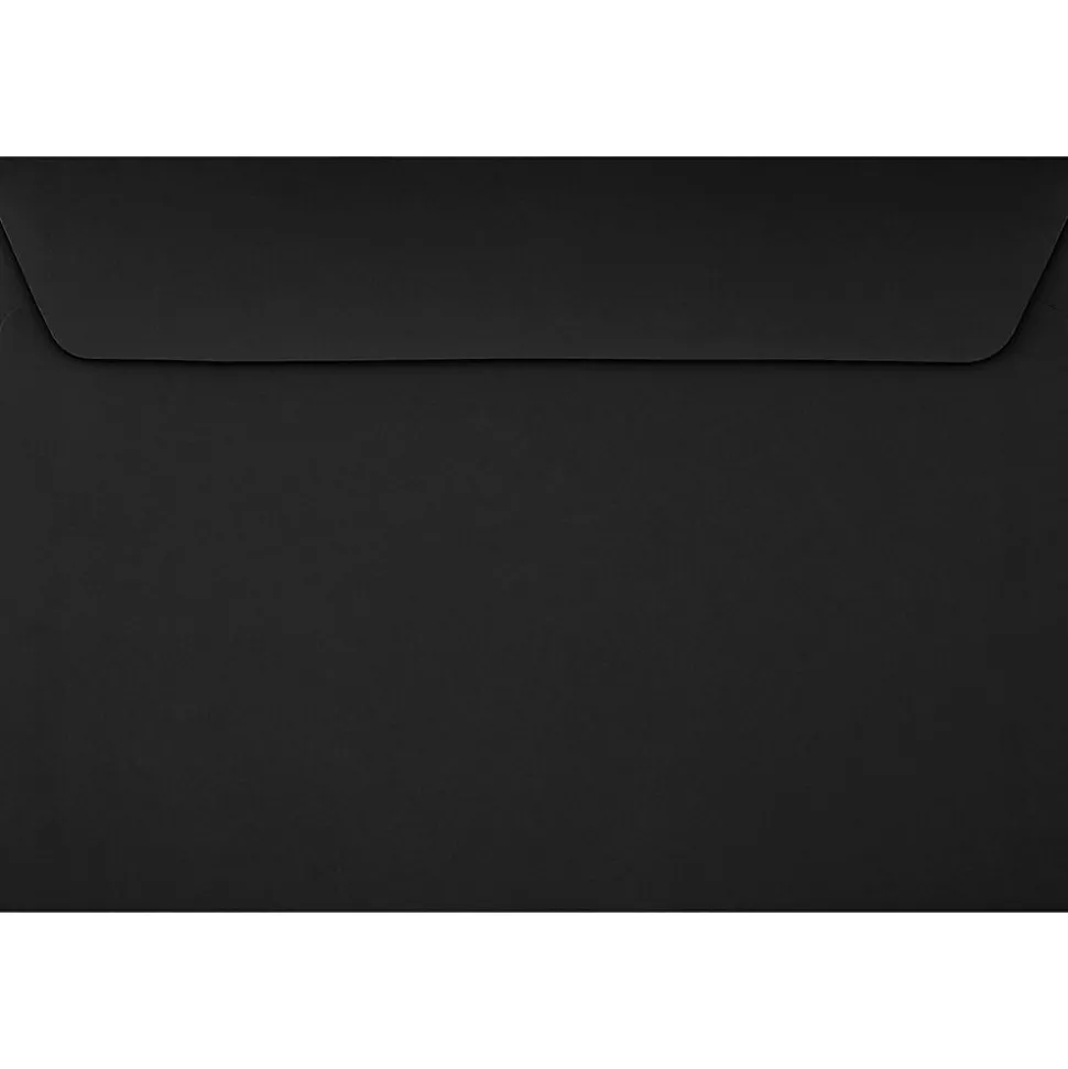 6 x 9 Booklet Envelopes 50/Pack, Midnight Black (F-4220-B-50) | LUX Cheap