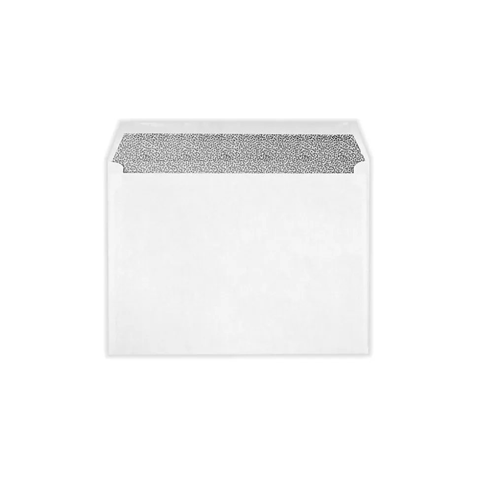 9 x 12 Booklet Envelopes 50/Pack, White w/Security Tint (49783-50) | LUX Outlet