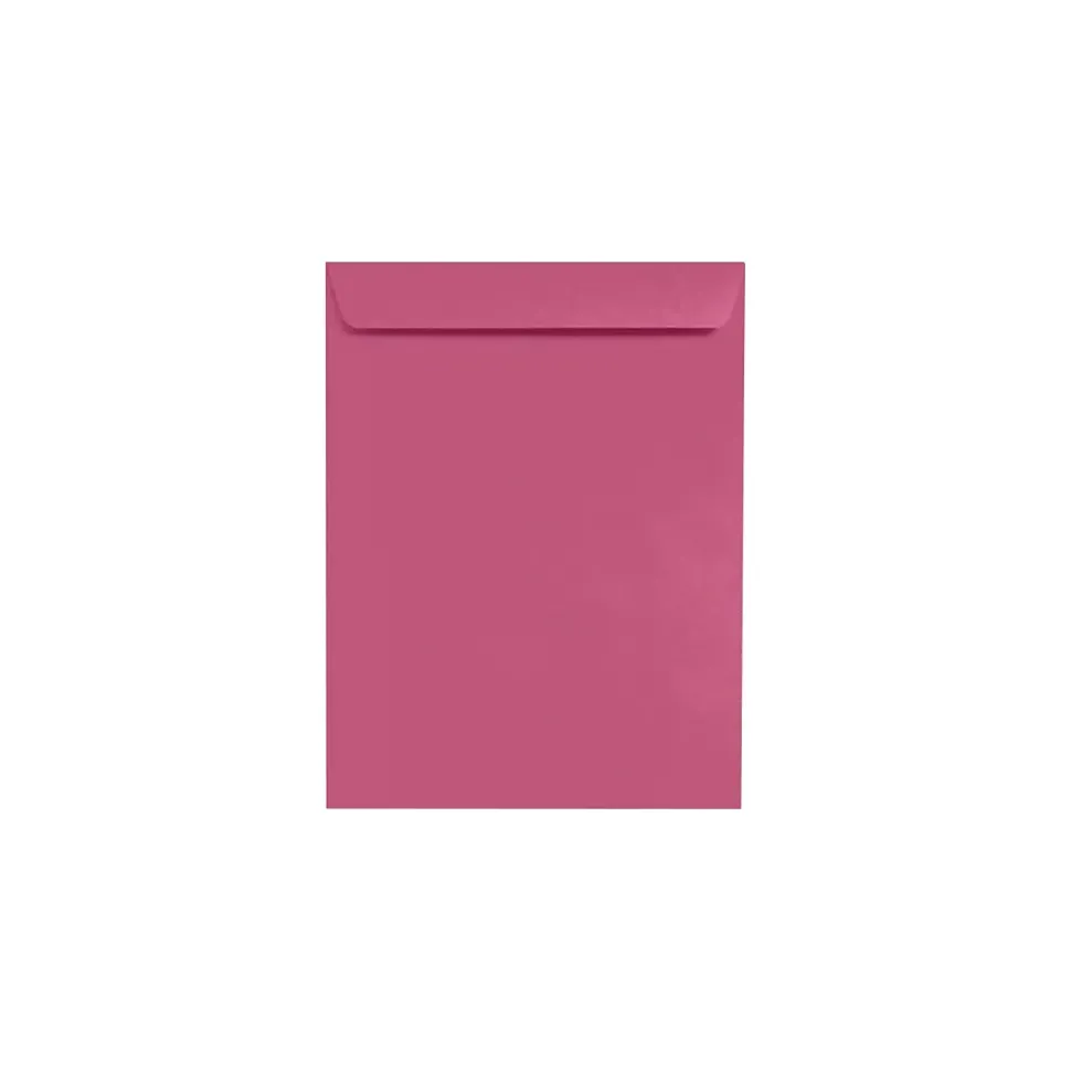10" x 13" 80lbs. Open End Envelopes, Magenta Pink, 50/Pack (EX4897-10-50) | LUX Outlet