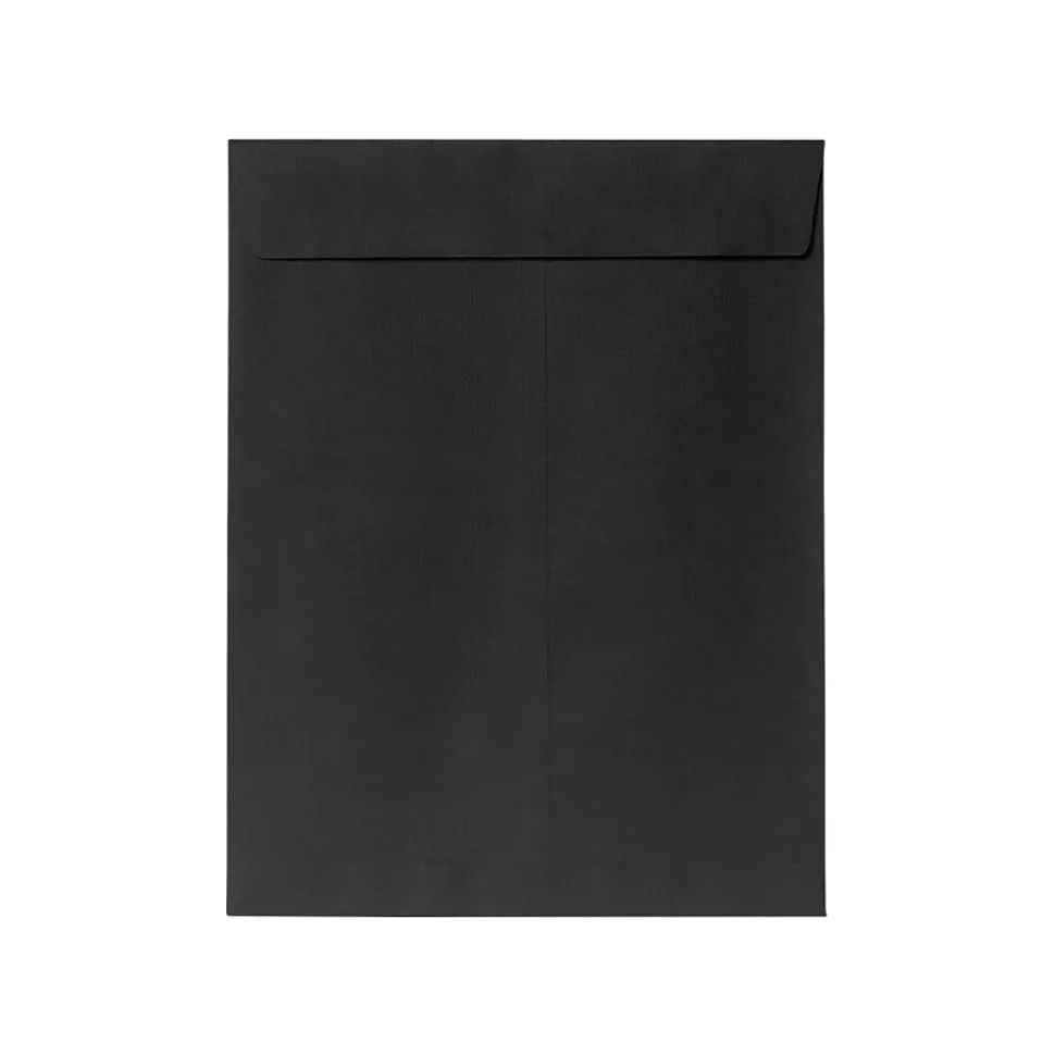 9 x 12 Open End Envelopes 1000/Pack, Midnight Black (80428-1000) | LUX Best