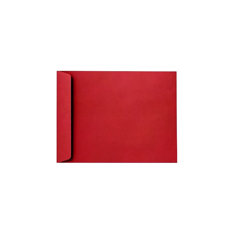 9 x 12 Open End Envelopes 50/Pack, Ruby Red (EX4894-18-50) | LUX Online