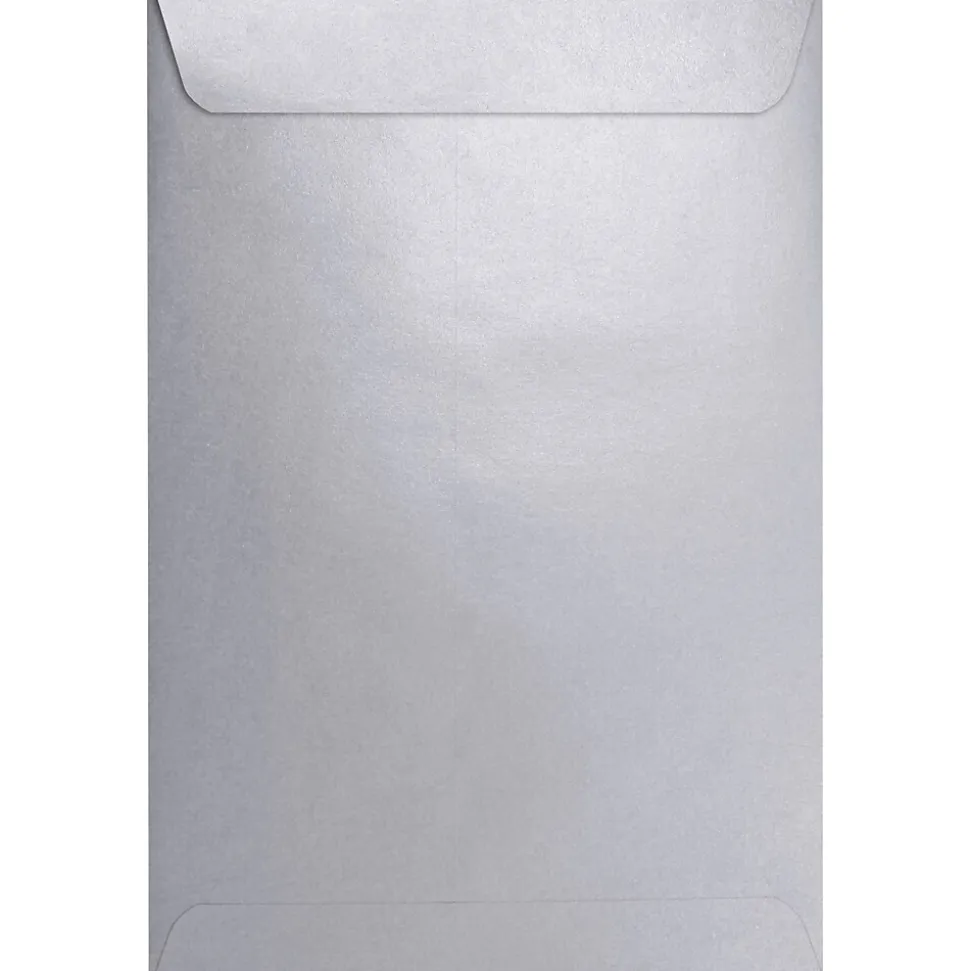 6 x 9 Open End Envelopes, Silver Metallic, 250/Box (1644-06-250) | LUX Sale